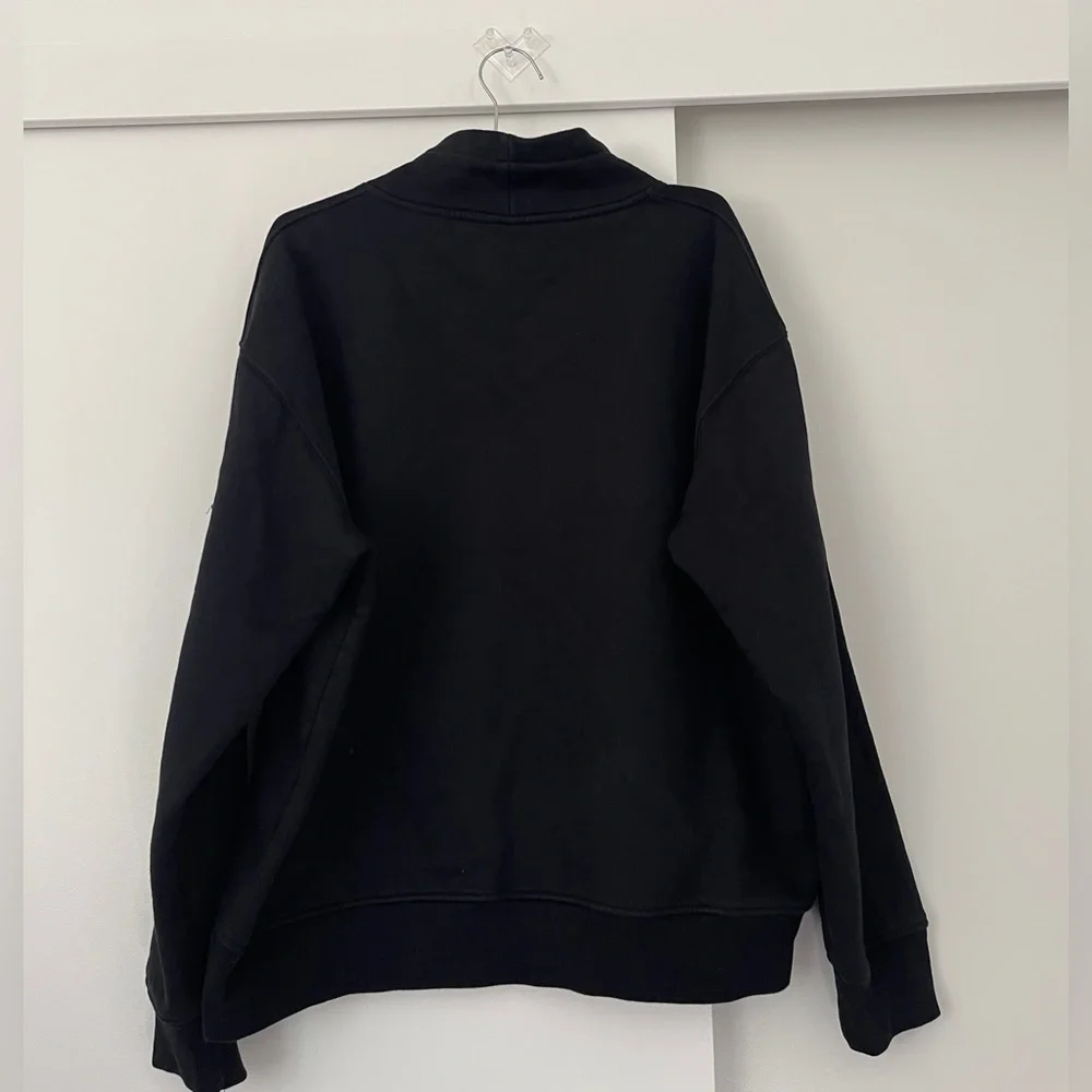 Frame Men’s Mock Neck SweatShirt Hoodie Pullover Sweater size Large Black